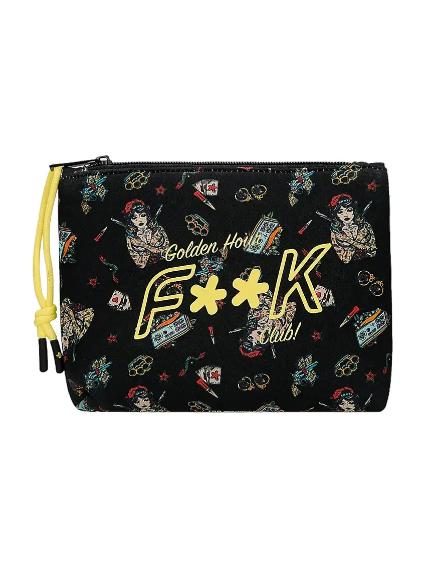 F**K Men's Clutch Bag FK24-A233X13 Black