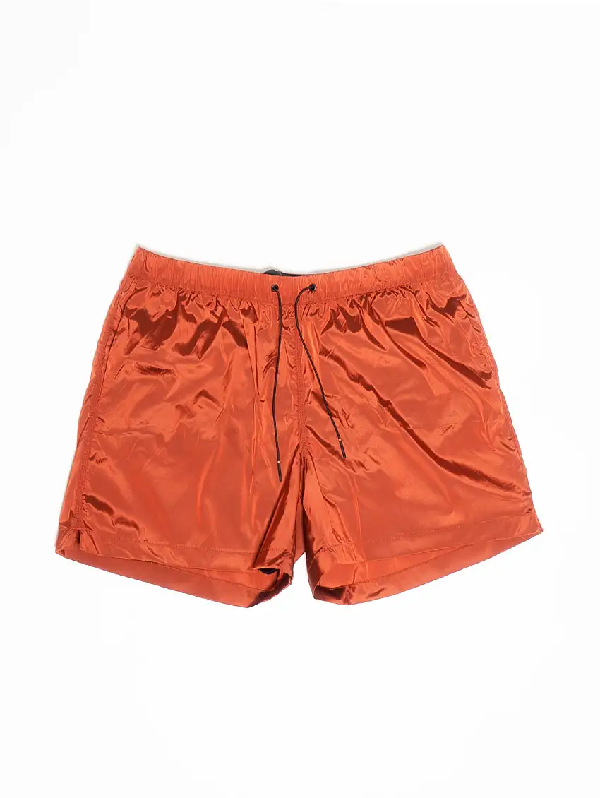 Costume Boxer Lucido da Mare Arancio