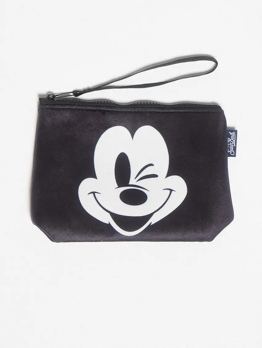 Pochette con Stampa Mickey Nero