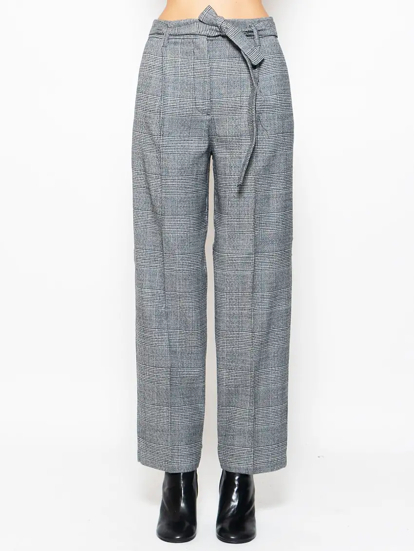 Pantaloni Principe di Galles Grigio