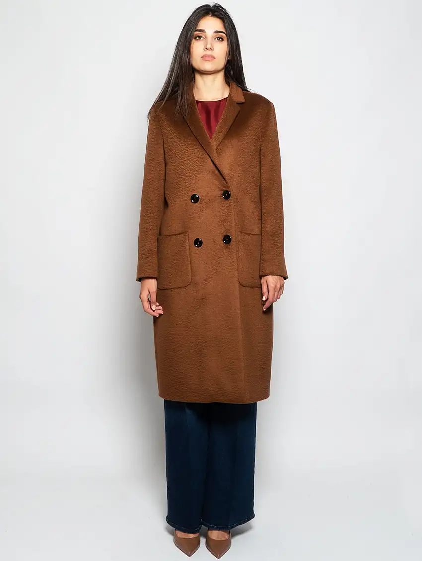 Cappotto Doppio Petto Marrone