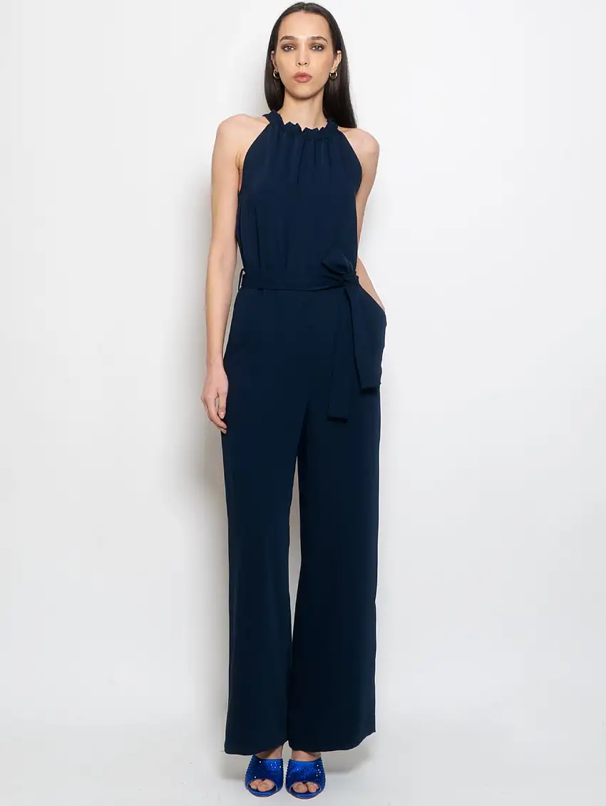 Tuta con Scollo all'Americana Blu