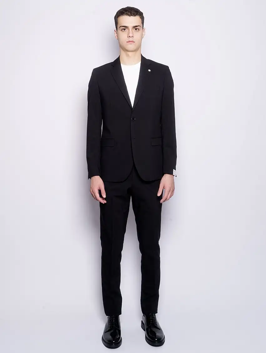 Completo Drop 9 in Techno Viscosa Nero