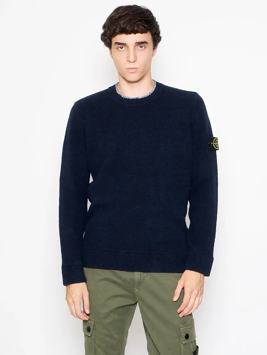 Maglia Girocollo con Rollino Blu