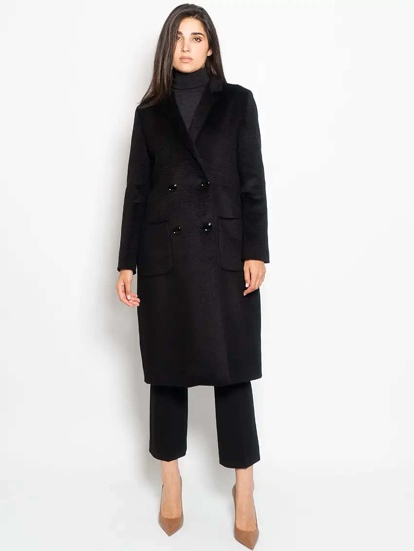 Cappotto Doppio Petto Nero
