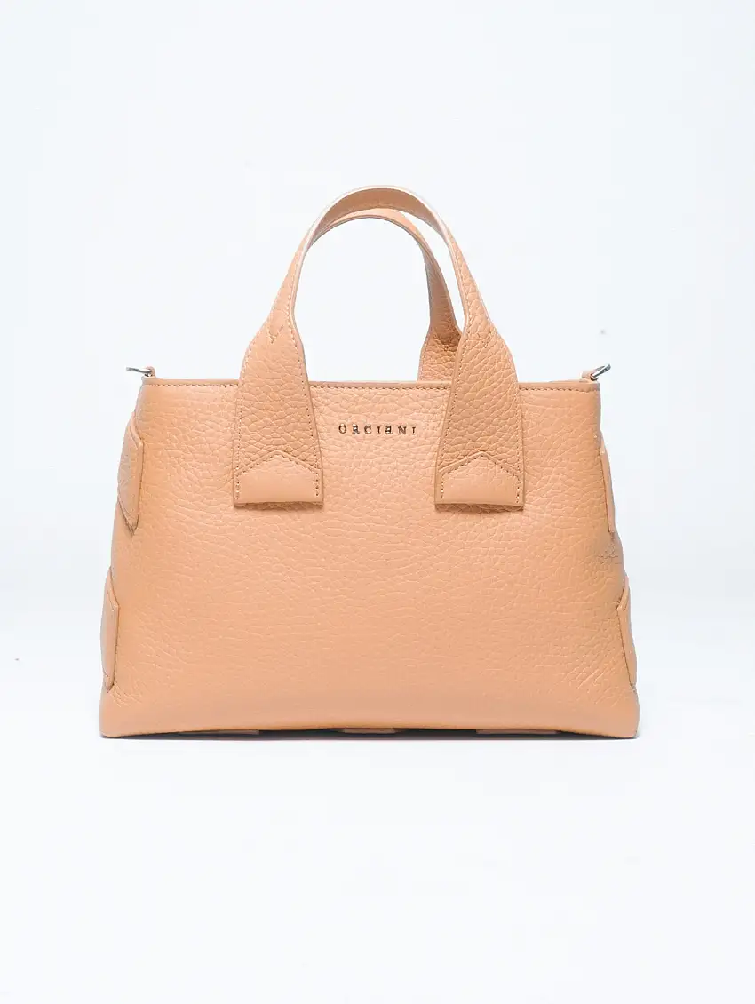 Borsa a Mano con Incastro Mandorla