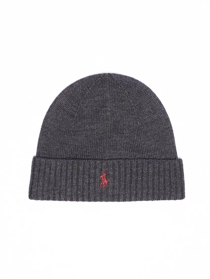 Cappello In Lana Grigio Scuro