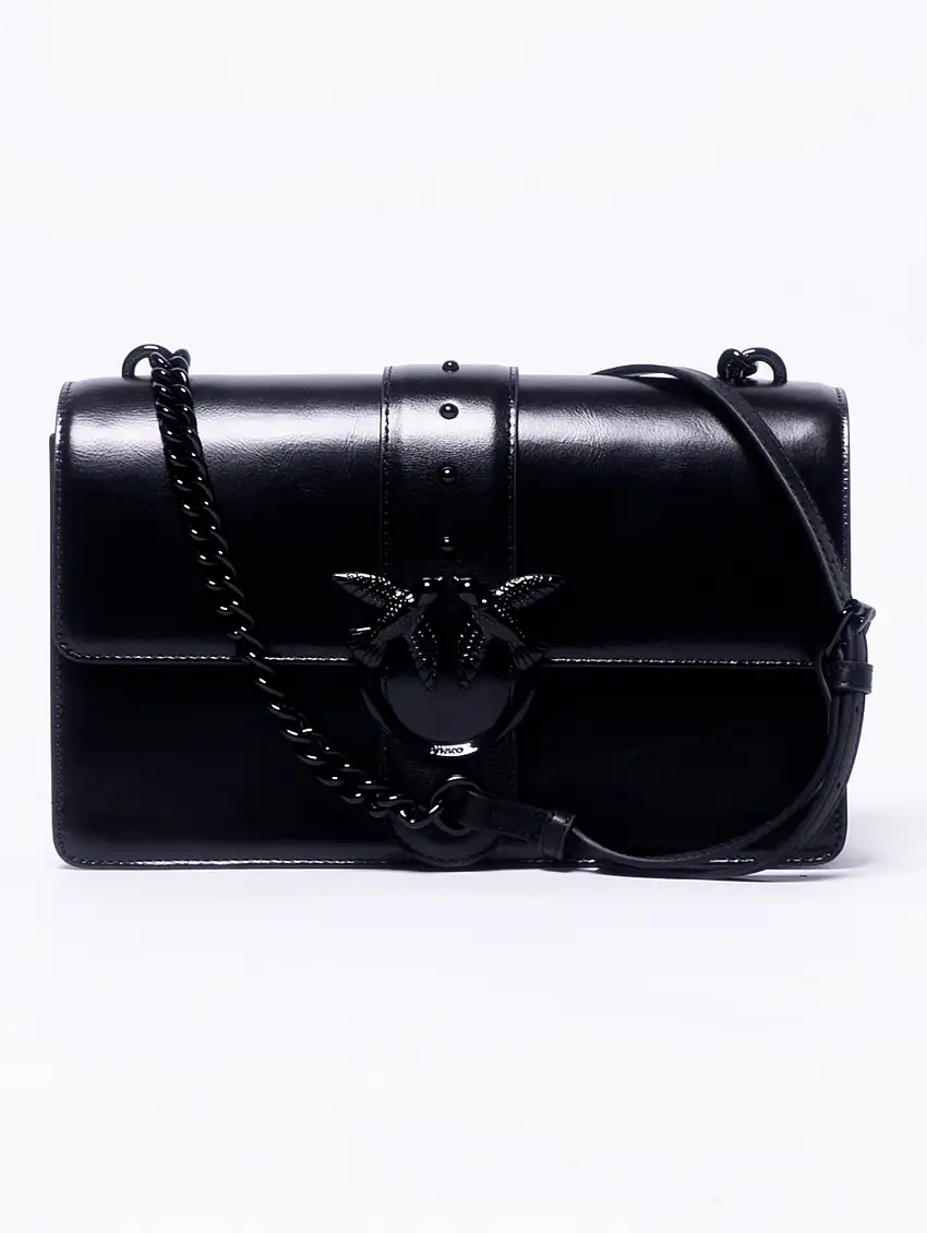 Borsa in Nappa Cangiante Color Block Nero