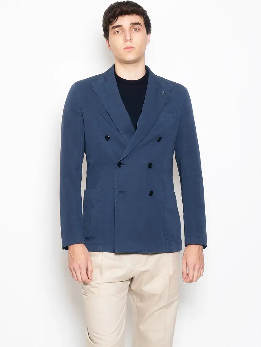 Giacca in Doppio Petto Blu