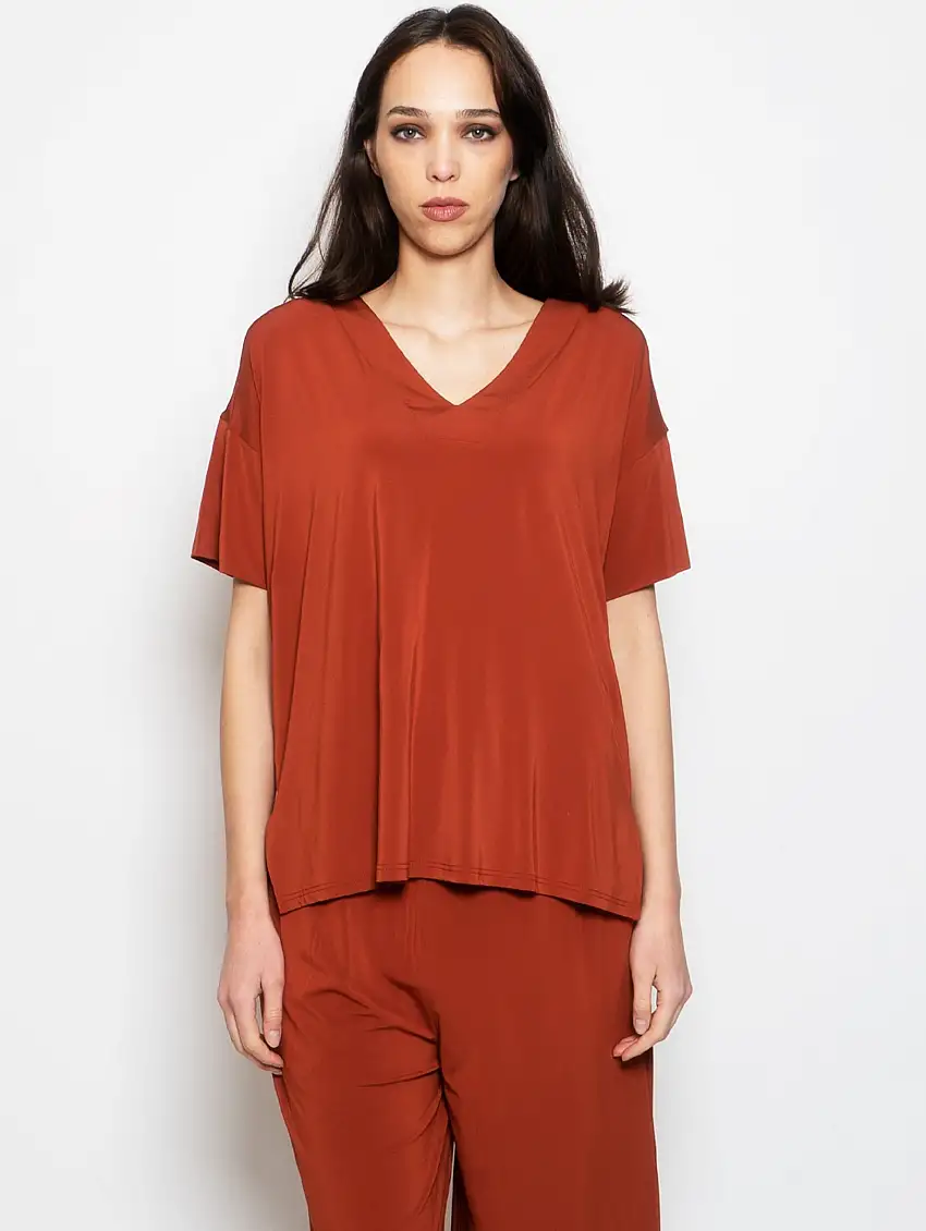 Tunica con Scollo a V Coccio