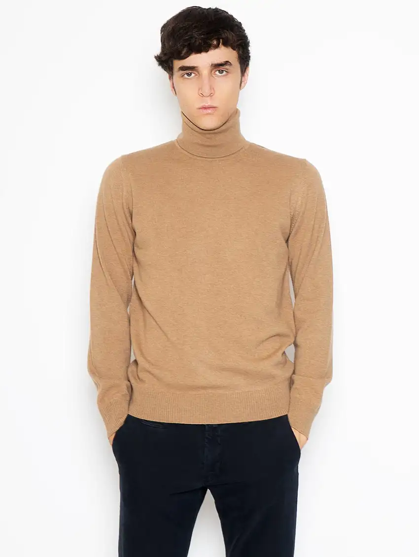 Maglia Collo Alto Camoscio