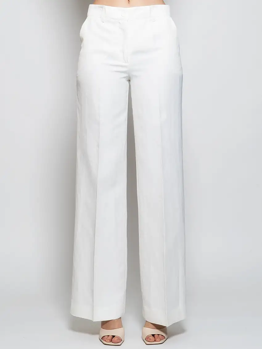 Pantaloni Palazzo Panna