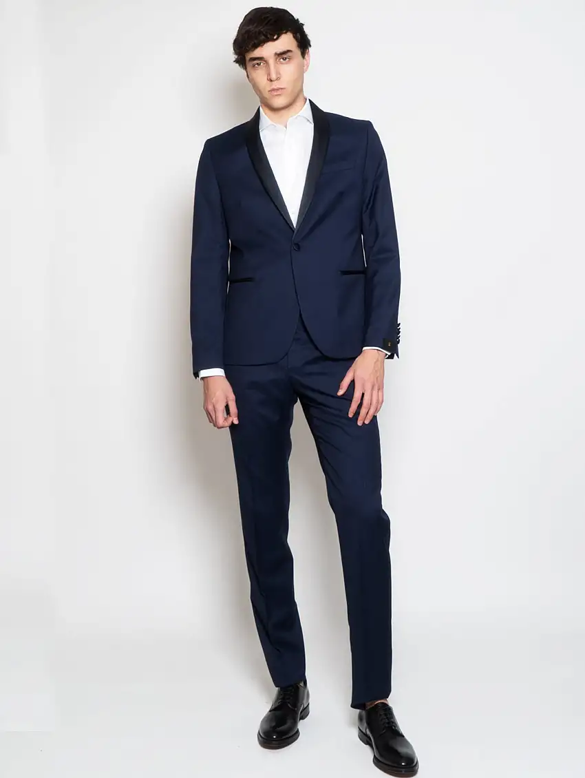 Completo Smoking Drop Nove Blu