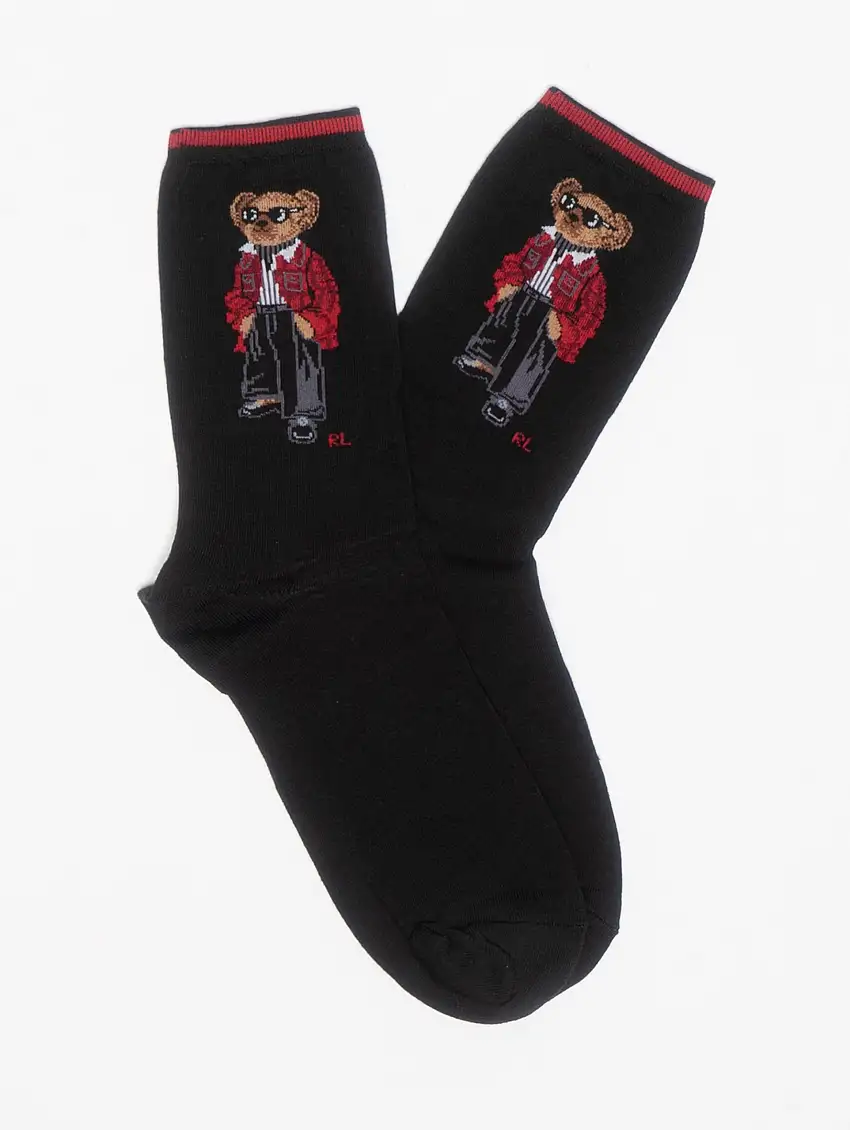 Calze con Polo Bear Nero