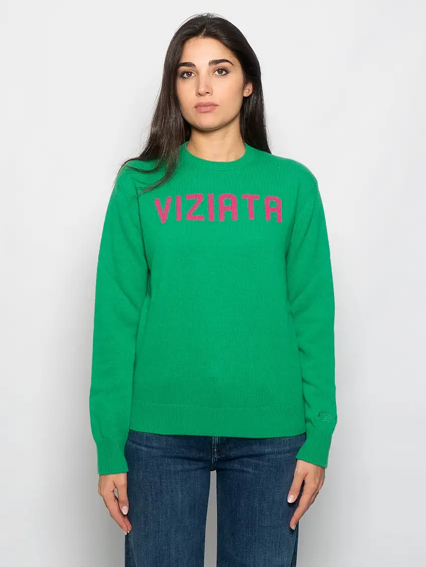 Maglia Girocollo New Queen Verde