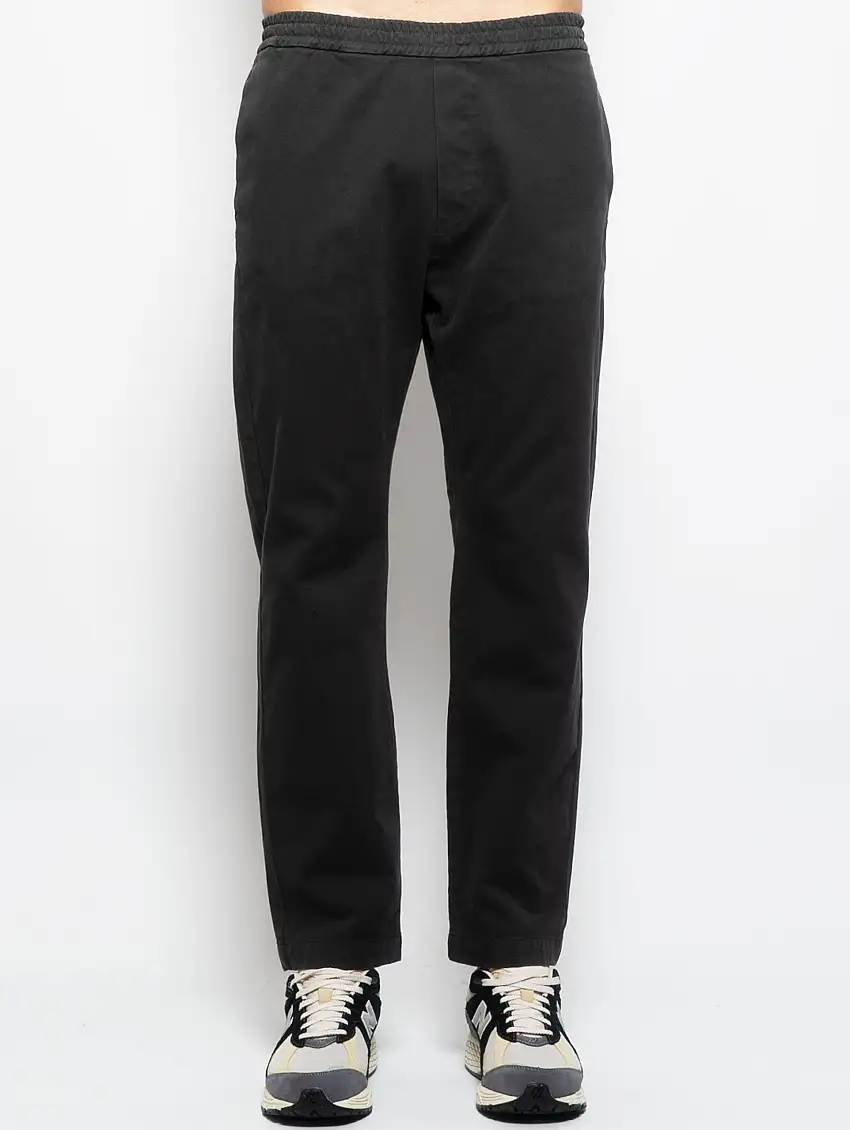 Pantaloni Jogger in Cotone Piombo