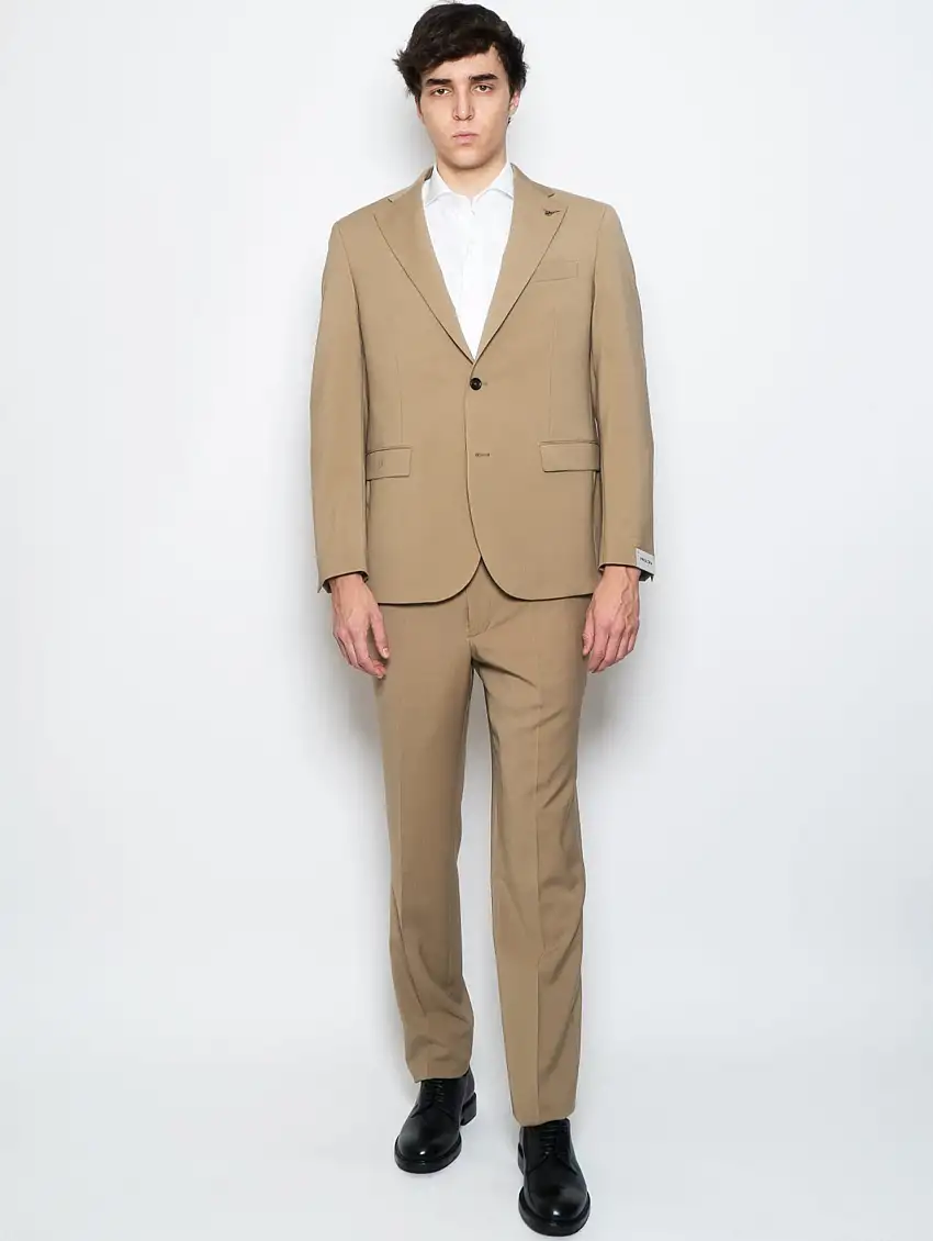 Completo in Fresco Lana Archivio Beige