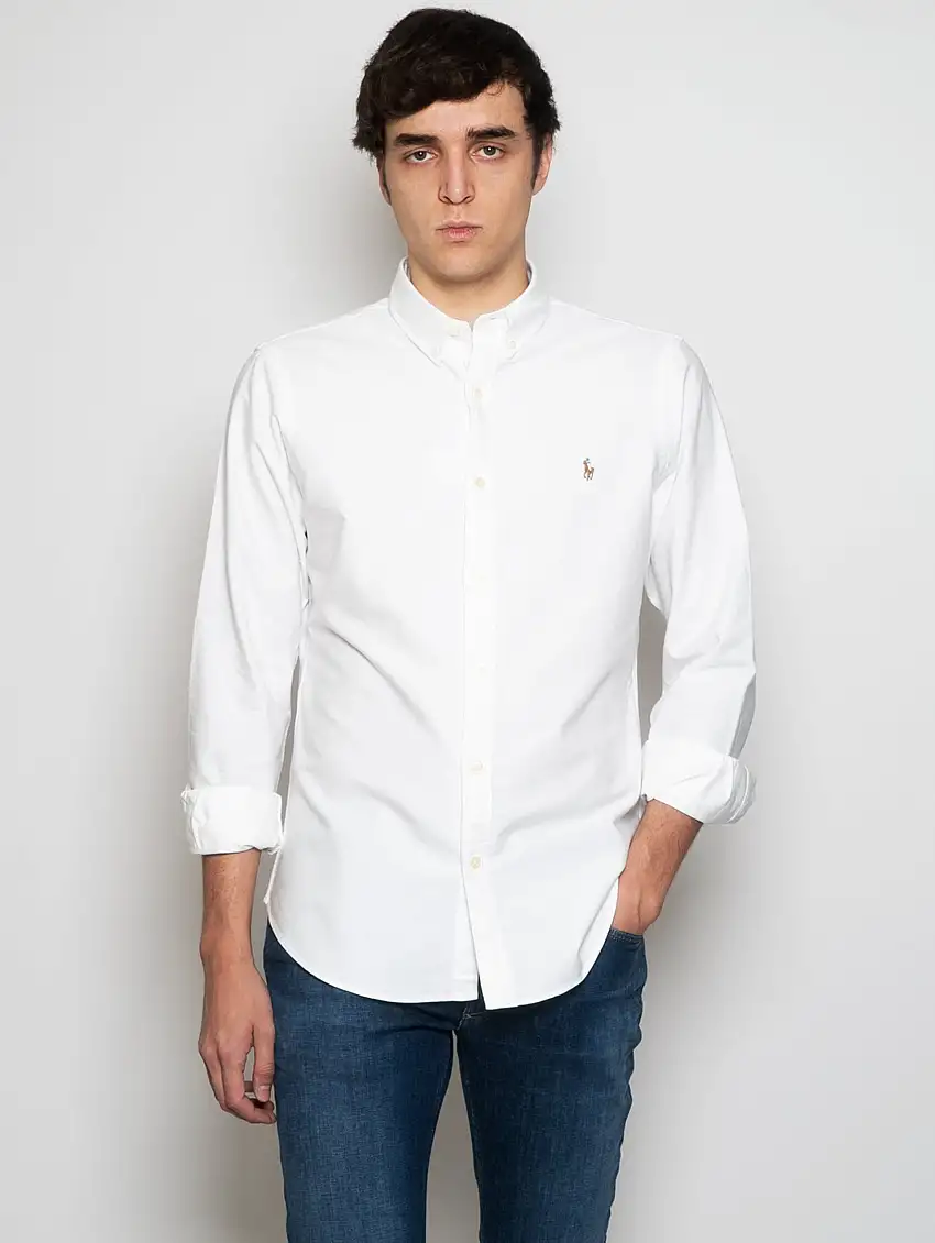 Camicia Oxford Slim Fit Bianco
