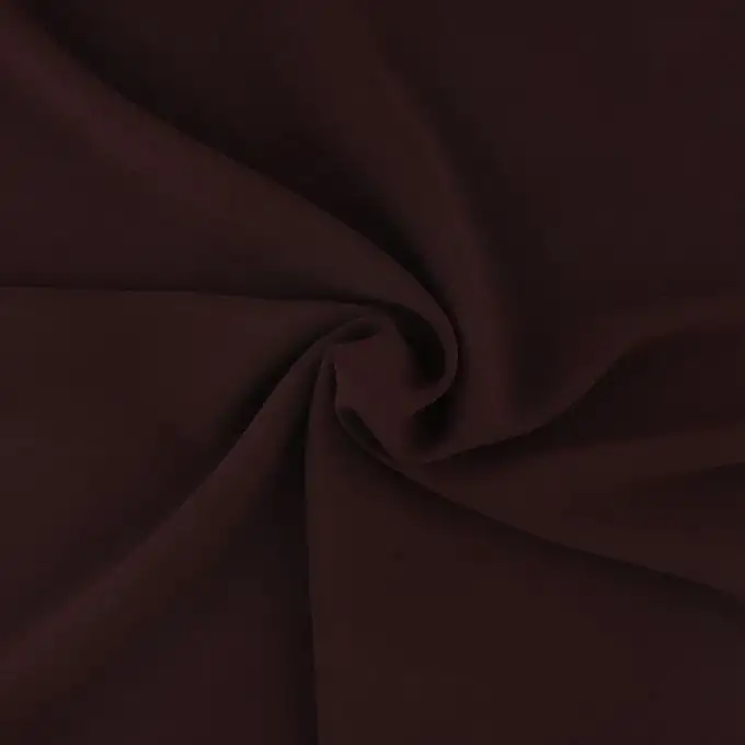 Tessuto crêpe tinta unita bordeaux