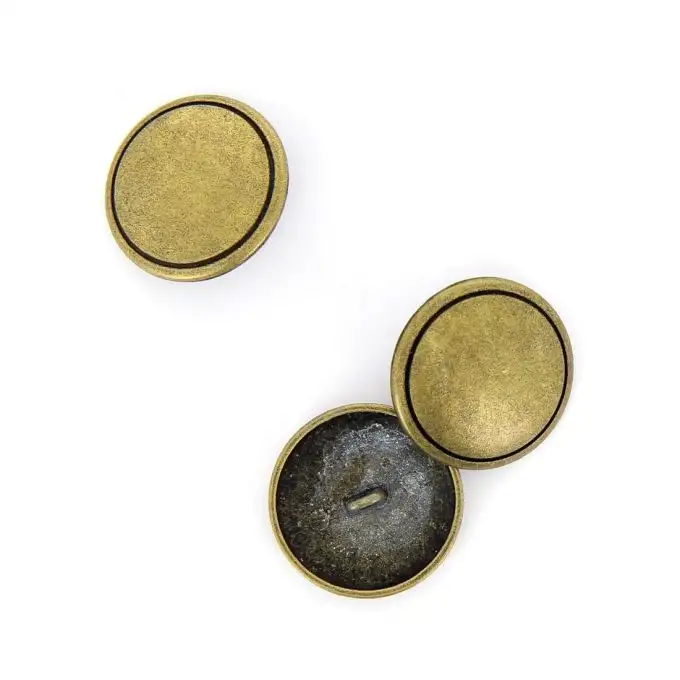 bottoni in metallo dorato 23 mm