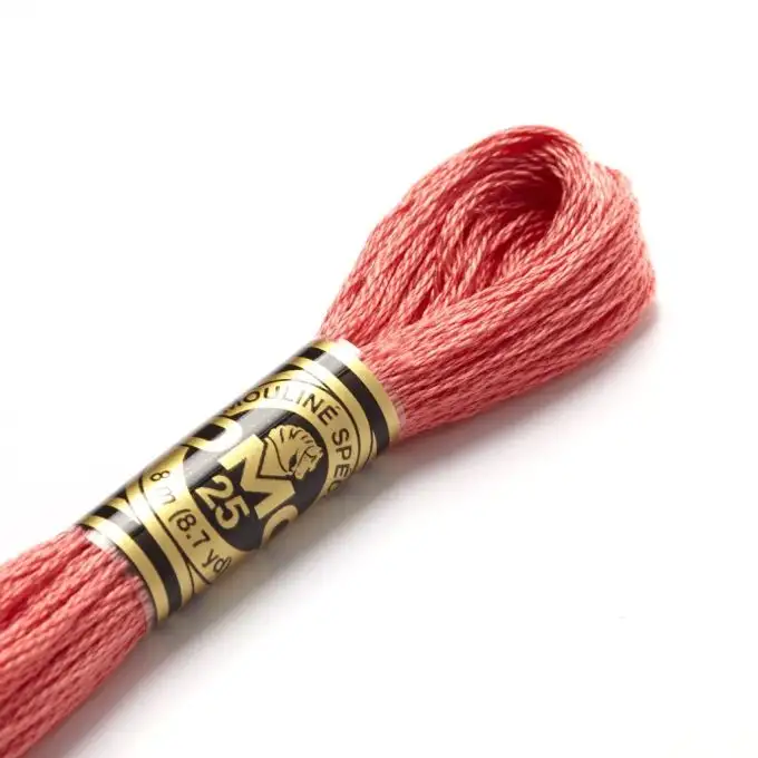 Filo mouliné da ricamo - Tonalità rosa-viola - COL 3712