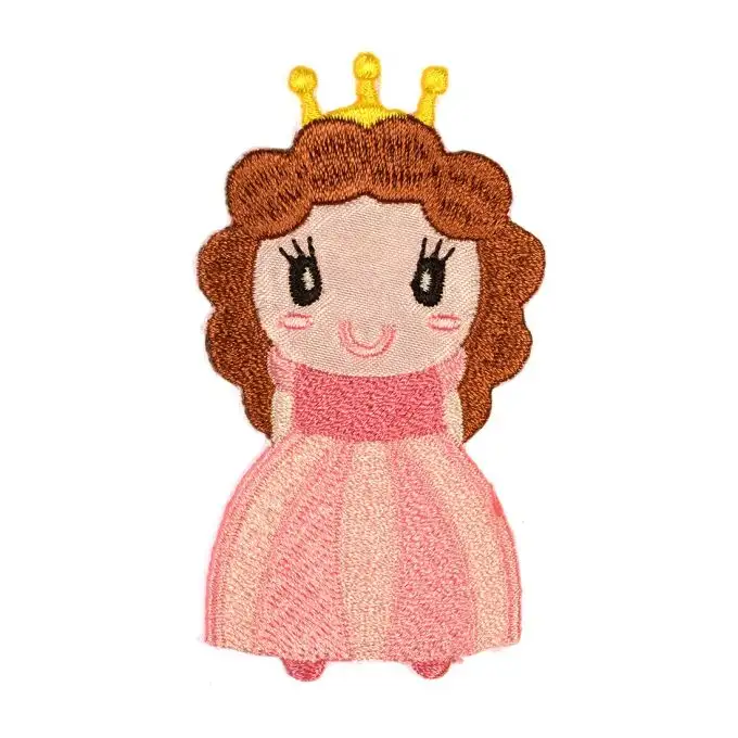 Ecusson termoadesivo principessa rosa