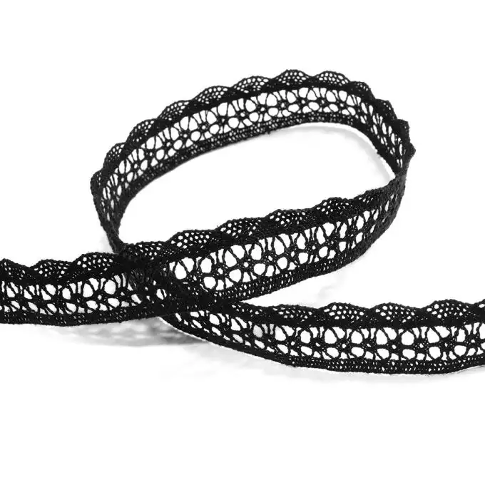 Nastro pizzo 20 mm nero