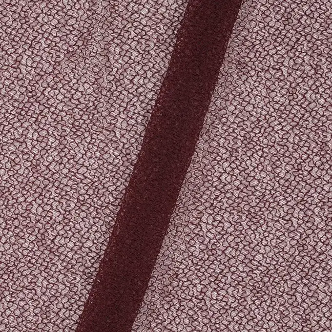 Tessuto pizzo motivi bordeaux