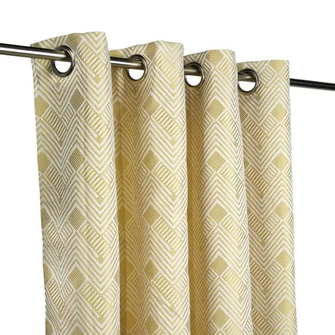 Tenda jacquard gialla 140x250 cm