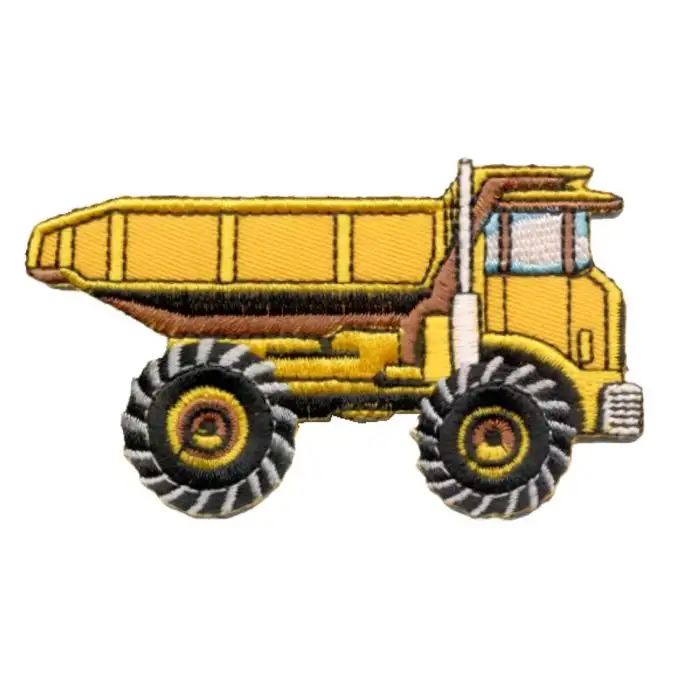 Scudetto camion giallo
