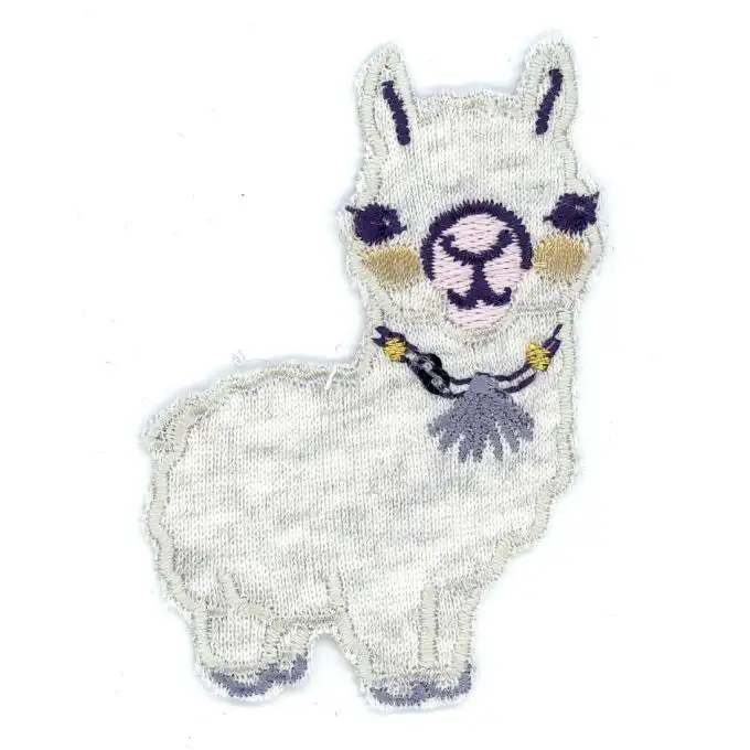 Scudetto alpaga testa frontale