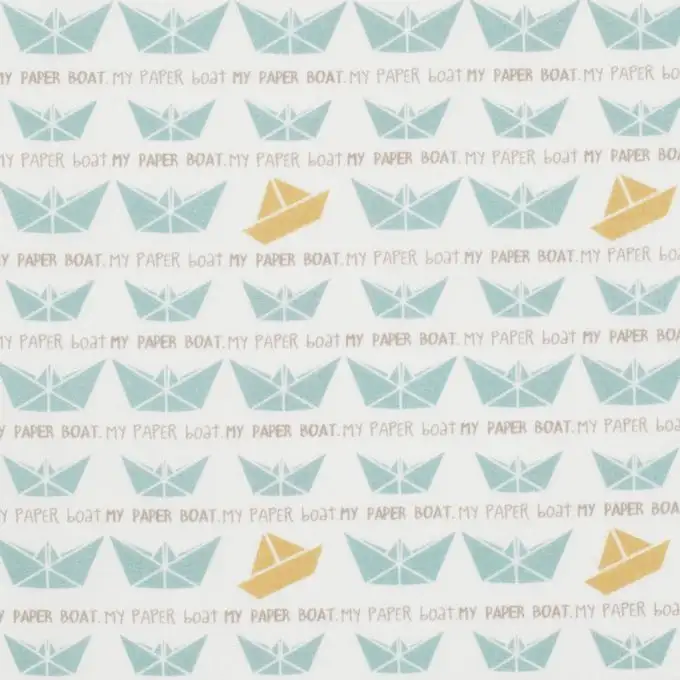 Tessuto cotone Paper Boat