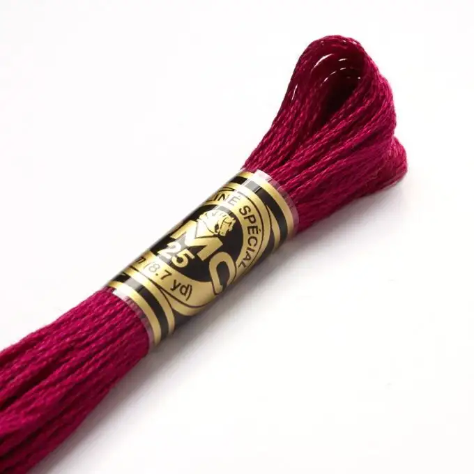 Filato mouliné da ricamo tonalità rosa-viola COL 915