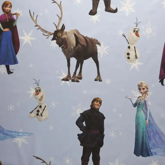 Tessuto cotone La Regina delle Nevi