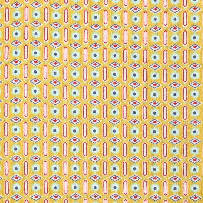 Tessuto felpato giallo forme