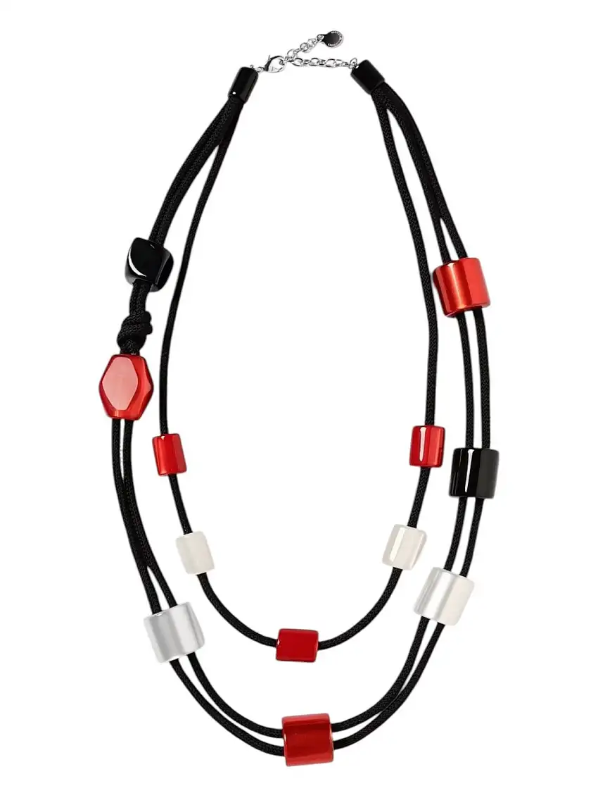 EMPORIO ARMANI Women's Necklace EW001795 AF15488 M5034 Red