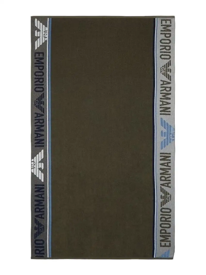 EMPORIO ARMANI Men's Beach Towel 231764 4R447 00284 Green