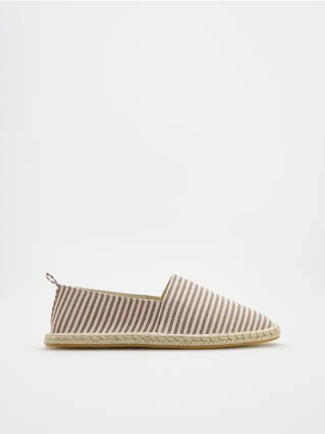 Espadrillas in cotone Colore marrone