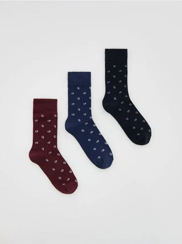MEN`S SOCKS Colore maroon