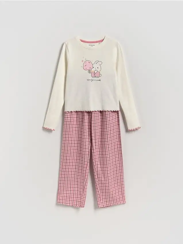 Pigiama a 2 pezzi Colore rosa cipria