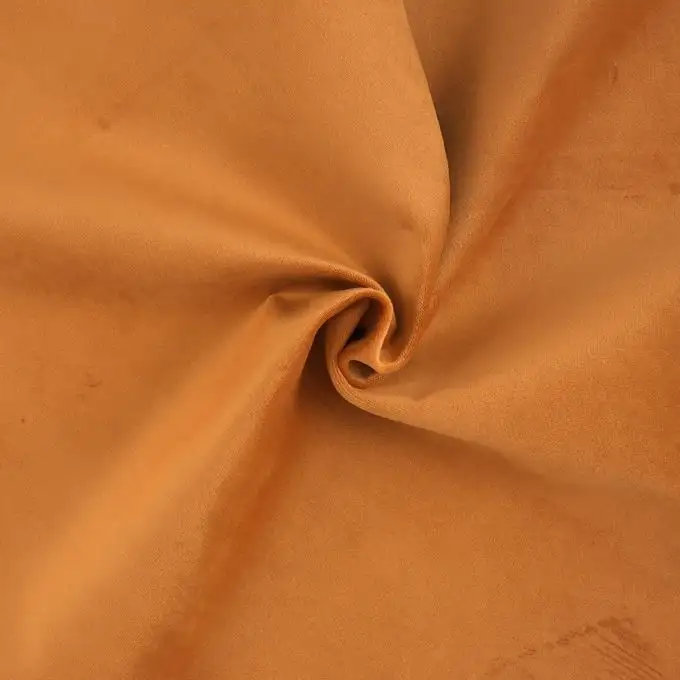 Tessuto velluto arancione