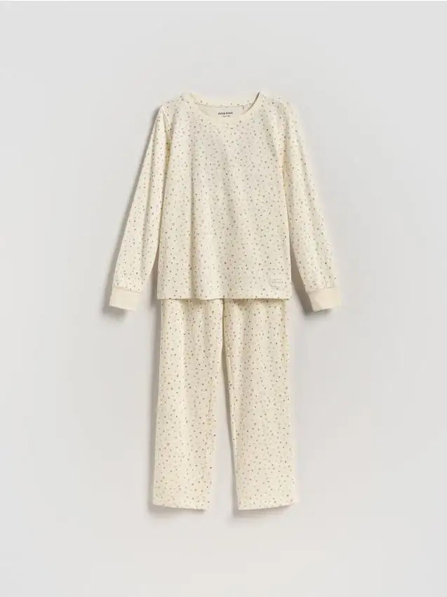 Pigiama a 2 pezzi Colore panna