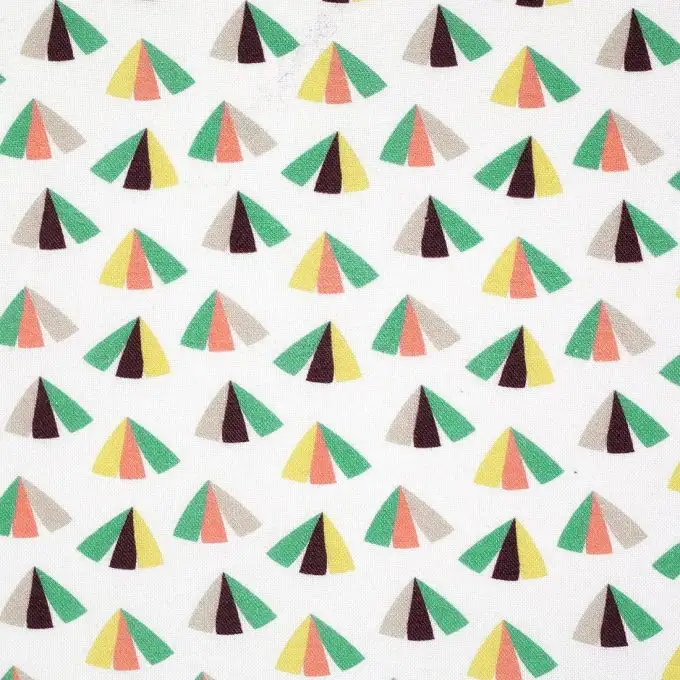 Tessuto cotone teepee multicolori