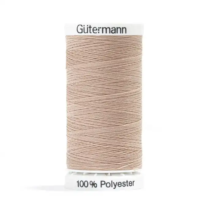 Bobina di filo poliestere Gütermann beige marrone COL 215