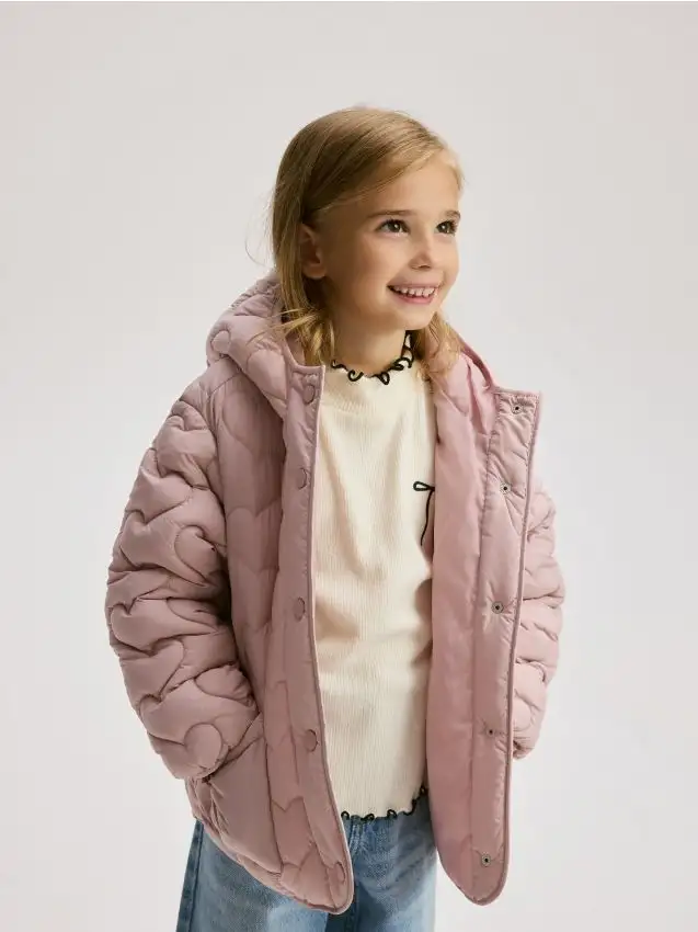 Light quilted jacket Colore rosa