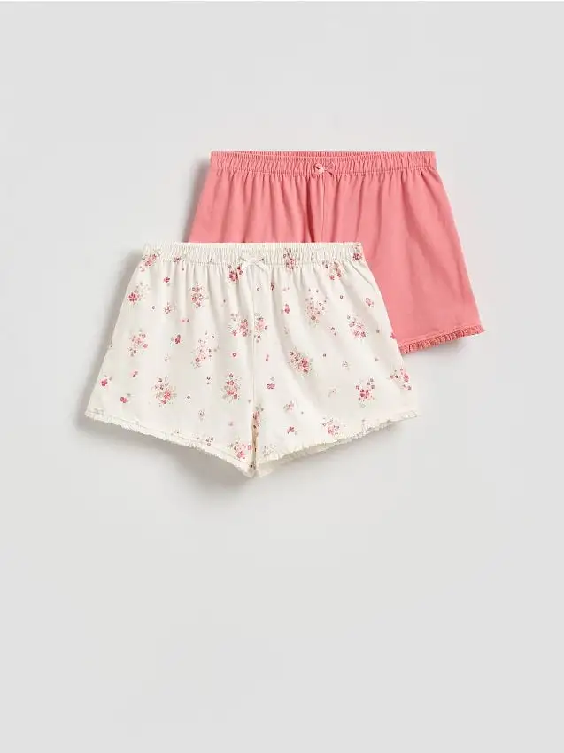 Confezione da 2 paia di pantaloncini del pigiama Colore corallo