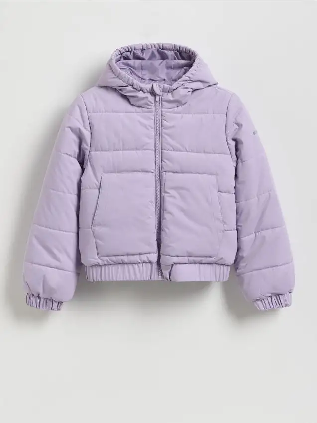 Giacca con cappuccio Colore orchidea
