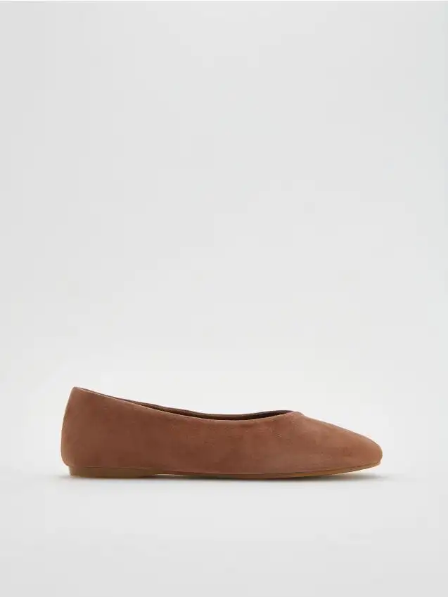 Ballerine in pelle Colore pesca