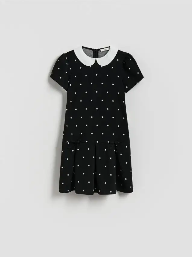 Vestito a pois Colore nero