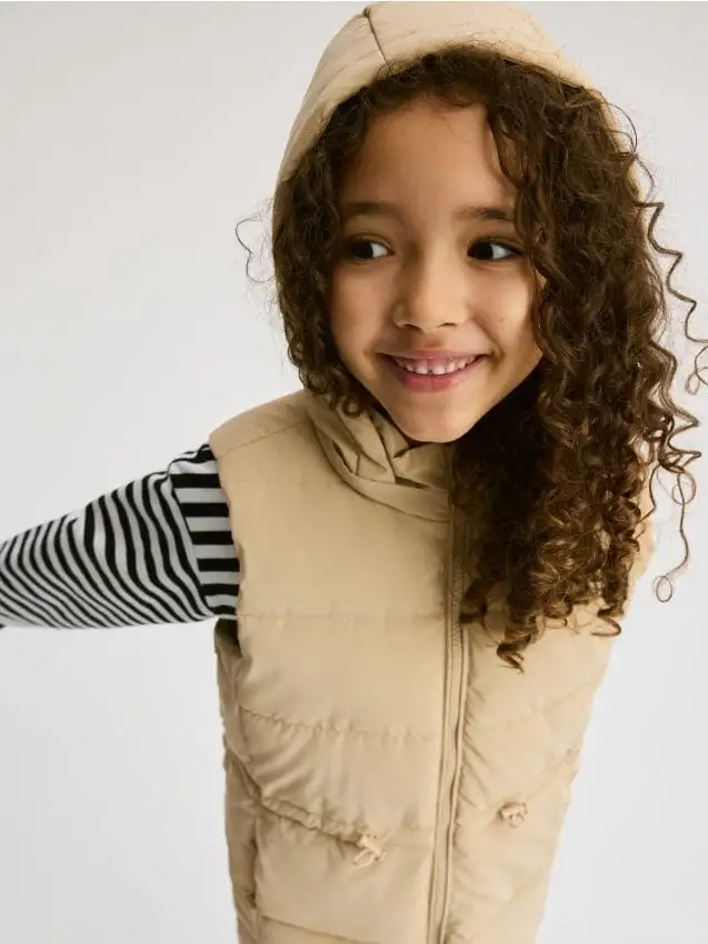 GIRLS` OUT VEST Colore beige